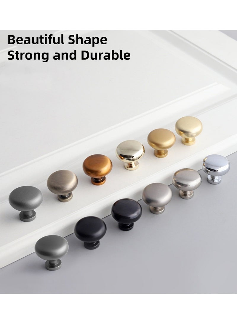saykfoe 6 Pack Gold Cabinet Knobs, Vintage Cabinet Ring Pulls Dresser Handles Furniture Hardware for Kitchen Cupboard Drawers Closet Door,Easy to Install (Style 2) - Image 2