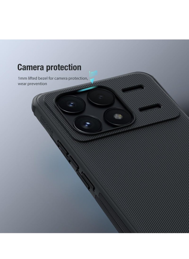 General - Case Compatible with Xiaomi Redmi K70/K70 Pro Case, Soft TPU Frame Hard PC Shell Shockproof Back Cover for Xiaomi Redmi K70/K70 Pro - Image 1