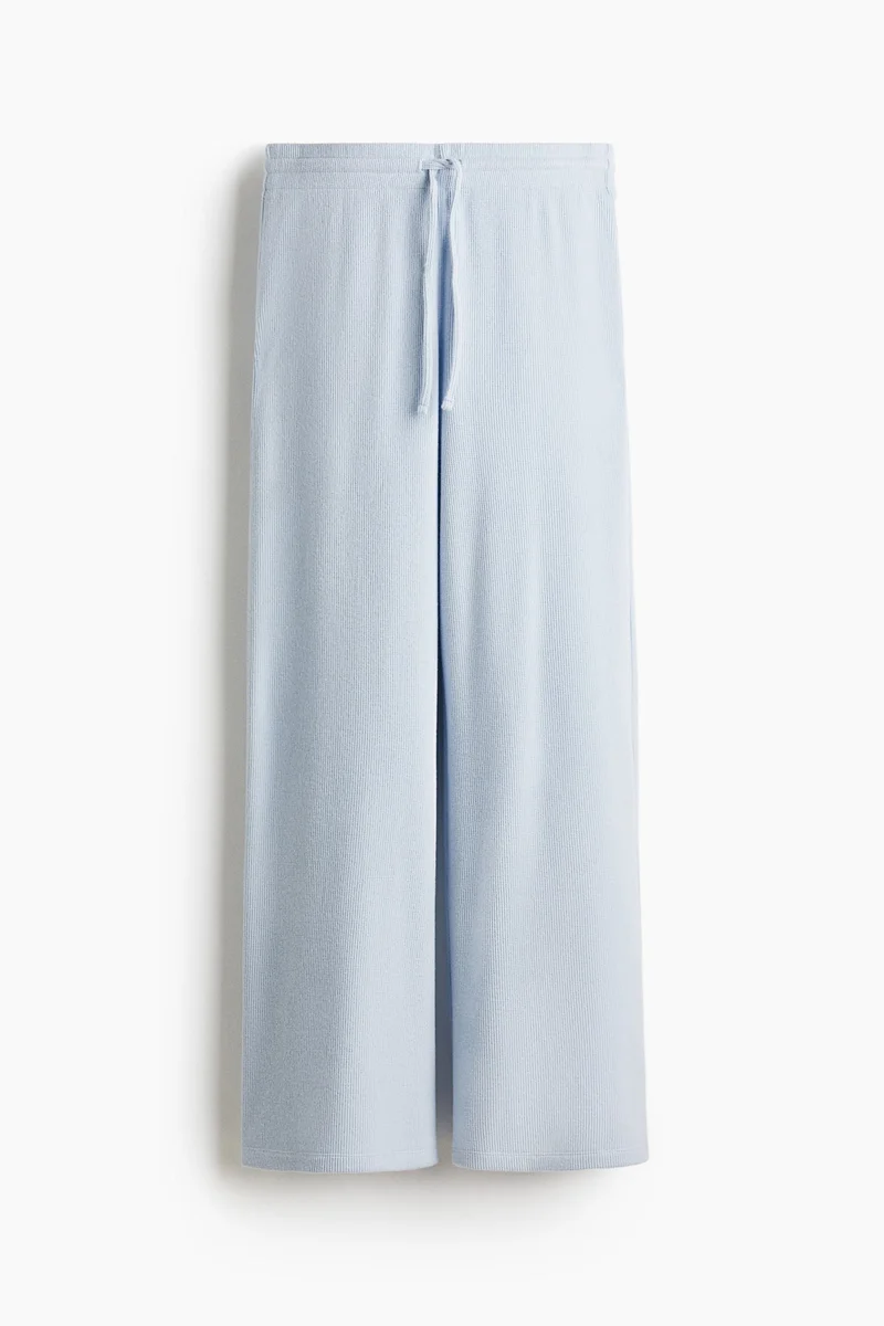 H&M Waffled drawstring trousers
