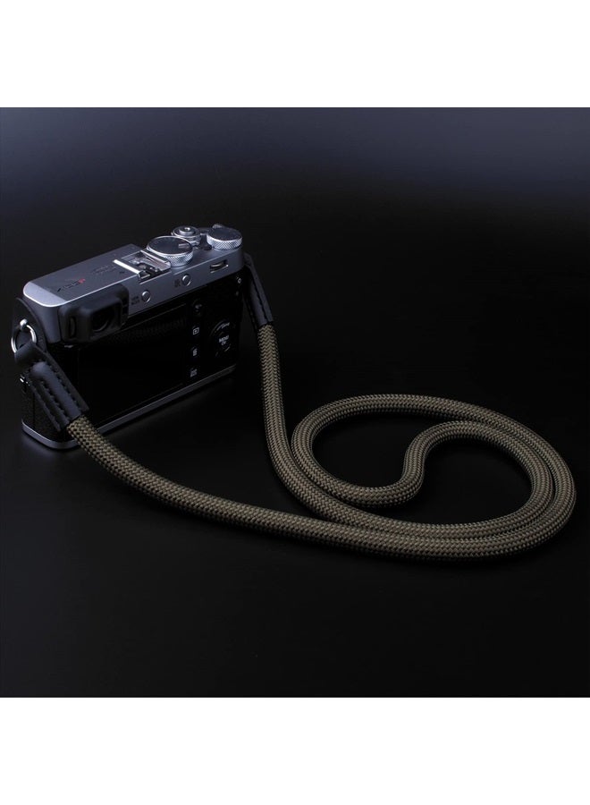 VKO Camera Strap Rope Compatible with Sony Canon Nikon Fuji DSLR SLR Mirrorless Camera Rope Strap 100cm Green - Image 5