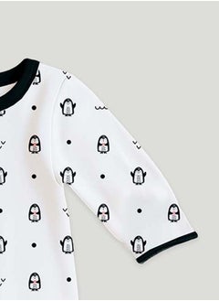 LUAY 100% Cotton Full Sleeves Penguins Printed Baby Romper,Bodysuit Jumpsuit for Baby Girls & Baby Boy  - Image 2