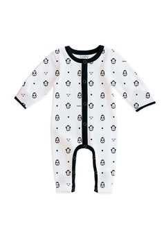 LUAY 100% Cotton Full Sleeves Penguins Printed Baby Romper,Bodysuit Jumpsuit for Baby Girls & Baby Boy  - Image 4