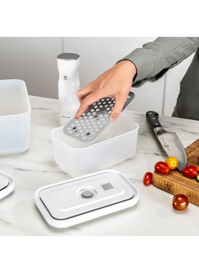 Zwilling ZWILLING Fresh  Save Set of 2 Drip Tray for Plastic Boxes Grey  - Image 4