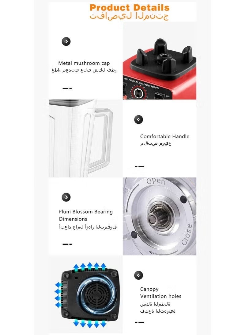 SILVER CREST Original German blender with grinder + 6-month warranty - Electric blender - Kitchen blender - Kitchen accessories - Image 3