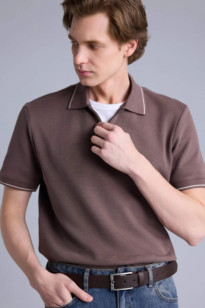 DeFacto Regular Fit Short Sleeve Polo T-Shirt