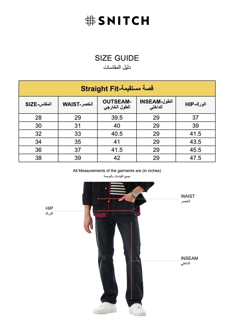 SNITCH Black Black Solid Slim Fit Casual Jeans for Men | Best Price UAE
