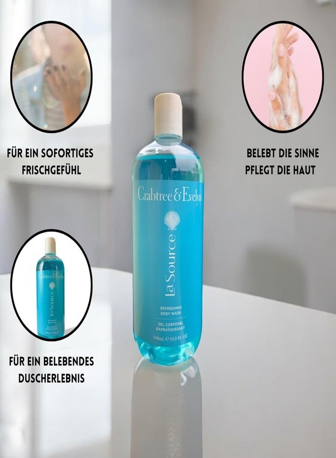 Crabtree & Evelyn La Source Refreshing Body Wash 16.9oz/500ml - Image 2