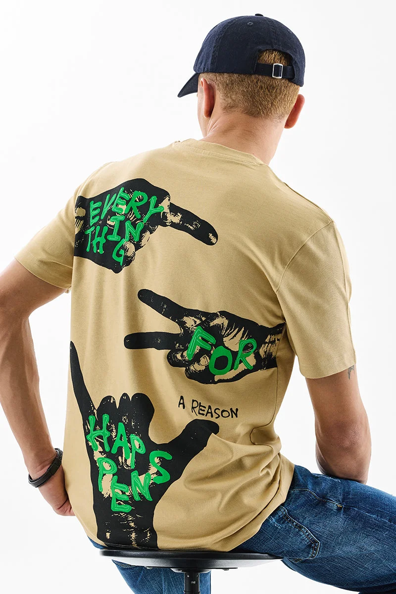 SNITCH تيشيرت قطن % بطبعة عادية