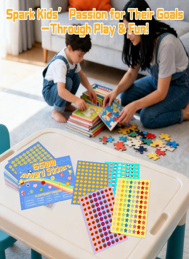 SLYFTE Premium 6600PCS Reward Stickers for Kids, Variety Pack Incentive Stickers for Classroom, School Teachers Supplies - Image 5