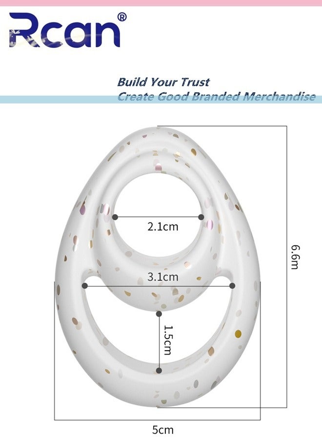 Rcan Silicone Elastic Men Sports Ring Easy Stretch Resistance Tear Resistance Exercise Ring Extended Endurance Waterproof Wear Resistant Soft Suitable for Male Sports Home - Image 3
