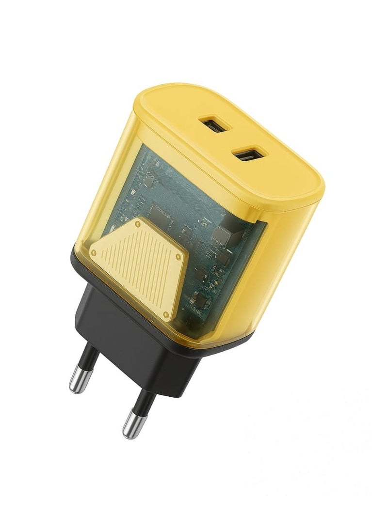 شاحن سريع 45 وات 2 منفذ - Image 1