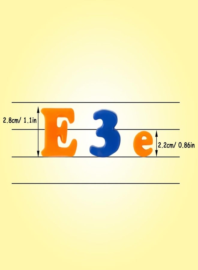 kizh Magnetic Letters Numbers Alphabet ABC 123 Fridge Magnets Plastic Educational Toy Set Preschool Learning Spelling Counting Uppercase Lowercase Math for 3 4 5 Years Kids(78 pcs) - Image 2