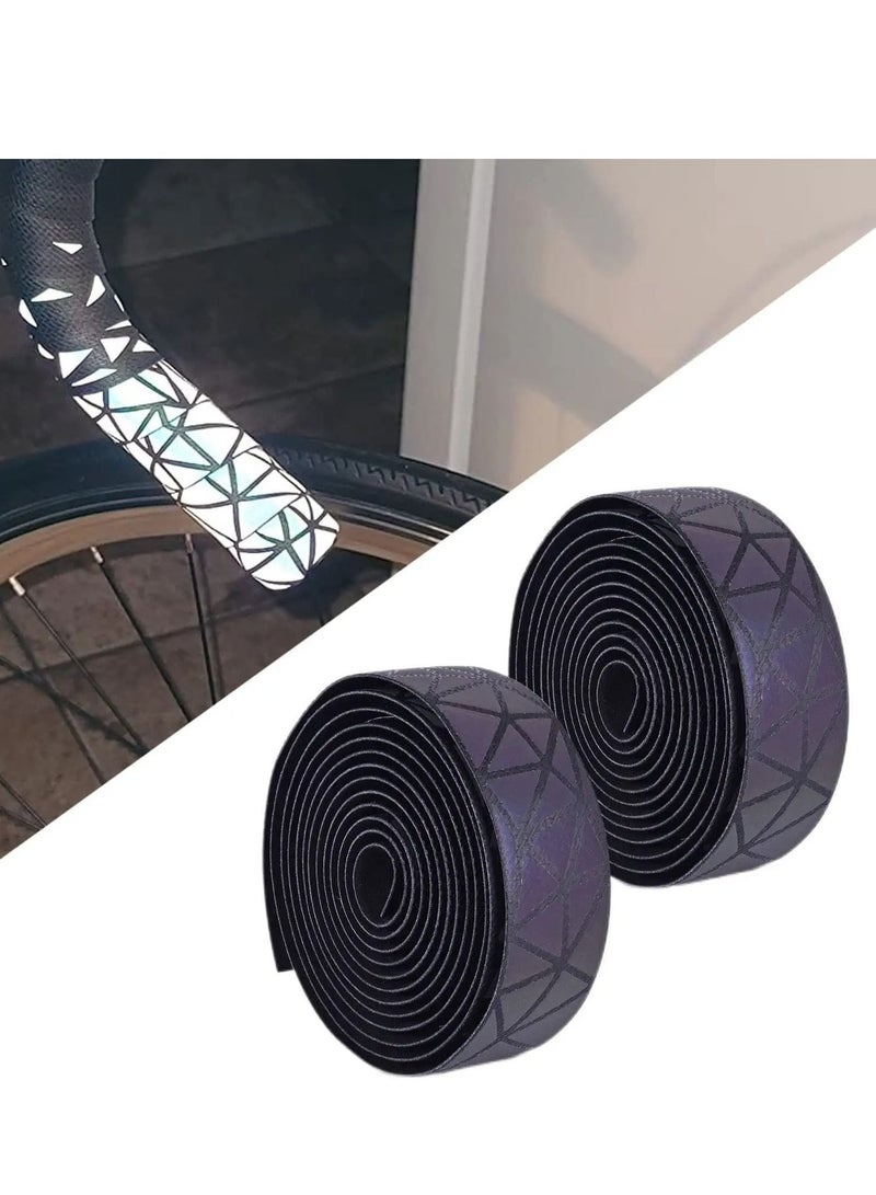 Y&D Bike Handlebar Tapes, Reflective Road Bicycle Bar Tape, Tape Non-Slip Cycling Handle Wraps, for Bikes and Cycling, Wraps 2 Rolls  - Image 1