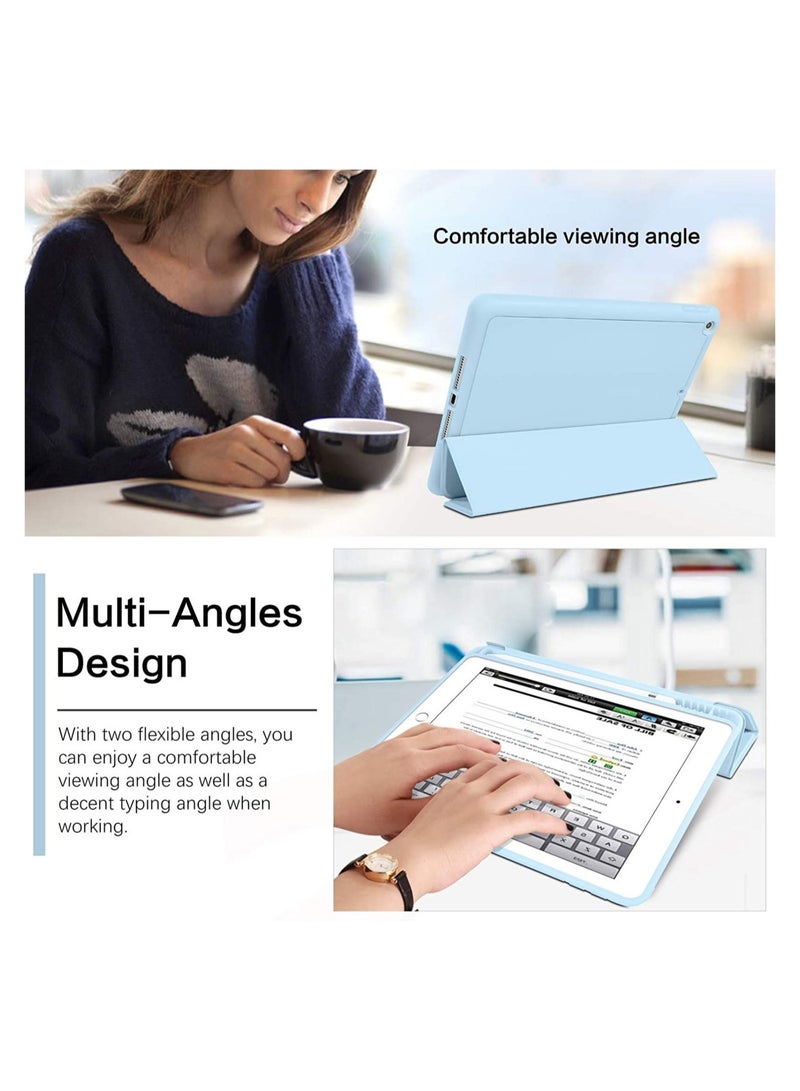 ELTRAZONE iPad 6th Generation Case, iPad 5th Generation Case with Pencil Holder, Premium Folio Folding Stand Smart Auto Wake/Sleep Protective Tablet Case Cover for Apple iPad 9.7 Inch 2018/2017 - Image 5