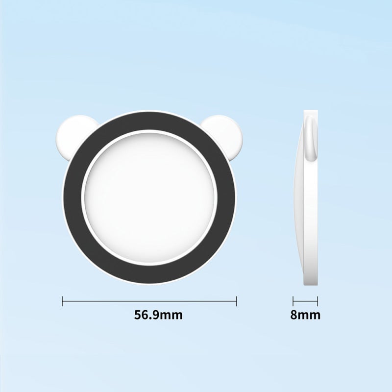Selfie Mirror for Phone: 2.2-Inch Black Magnetic Mirror - Strong Secure Attachment Broad Phone Compatibility for Improved Selfie & Vlog Shots for iPhone 15/14/13/12 Series & Other Phone Models - Image 2