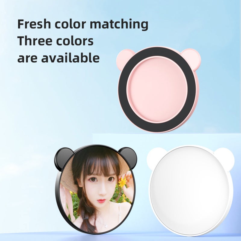 Selfie Mirror for Phone: 2.2-Inch Black Magnetic Mirror - Strong Secure Attachment Broad Phone Compatibility for Improved Selfie & Vlog Shots for iPhone 15/14/13/12 Series & Other Phone Models - Image 5