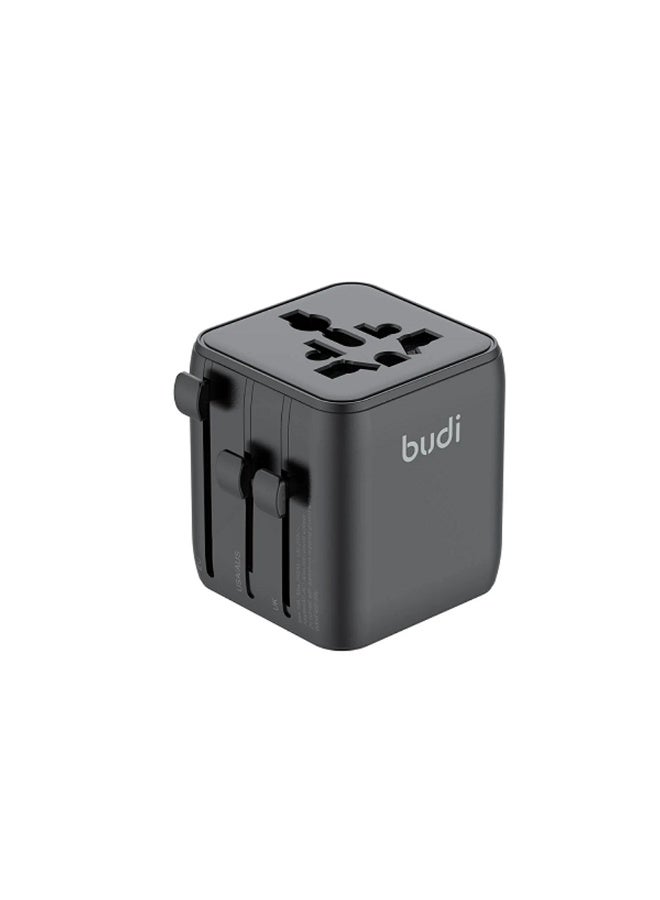 Budi Global Travel Adapter 2500W Universal Socket Converter for 200+ Countries - Image 4