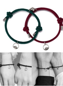 Two adjustable love bracelets for men and women friendship bracelets and special cables