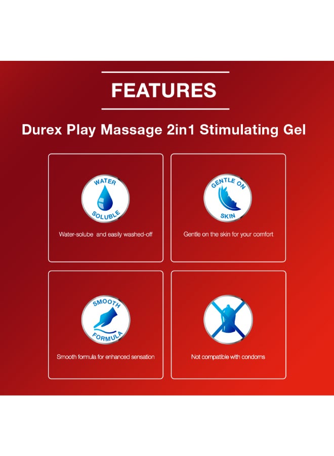 Durex Play Massage 2 In 1 GUARANA Stimulating - Image 3