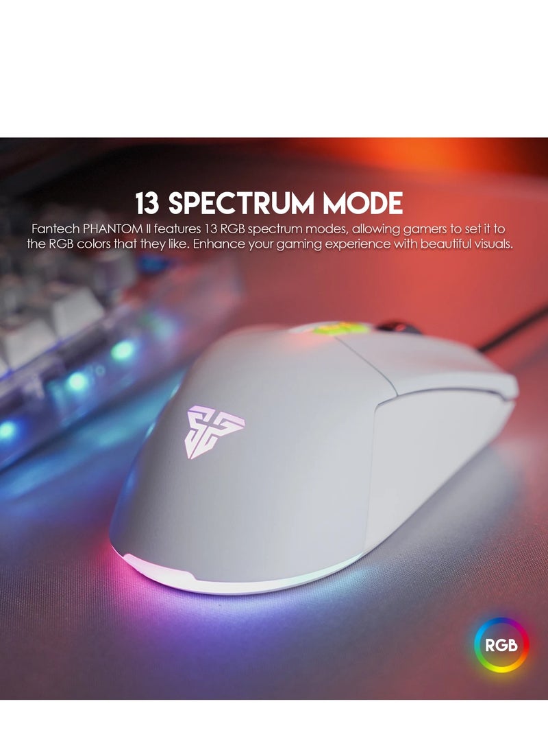 FANTECH - VX6 PHANTOM II  Gaming Mouse - Optical Sensor 7,200 DPI - With Software - Image 1
