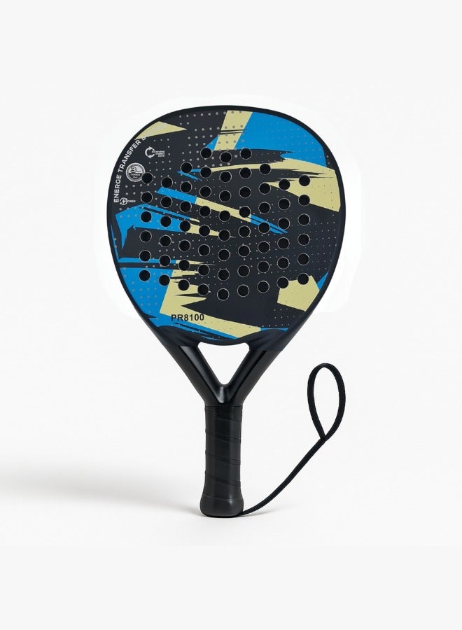 مضرب تنس بادل مصنوع من ألياف الكربون مع قلب من رغوة EVA - خفيف الوزن مع حقيبة واقية، مثالي للمبتدئين والمحترفين في المملكة العربية السعودية