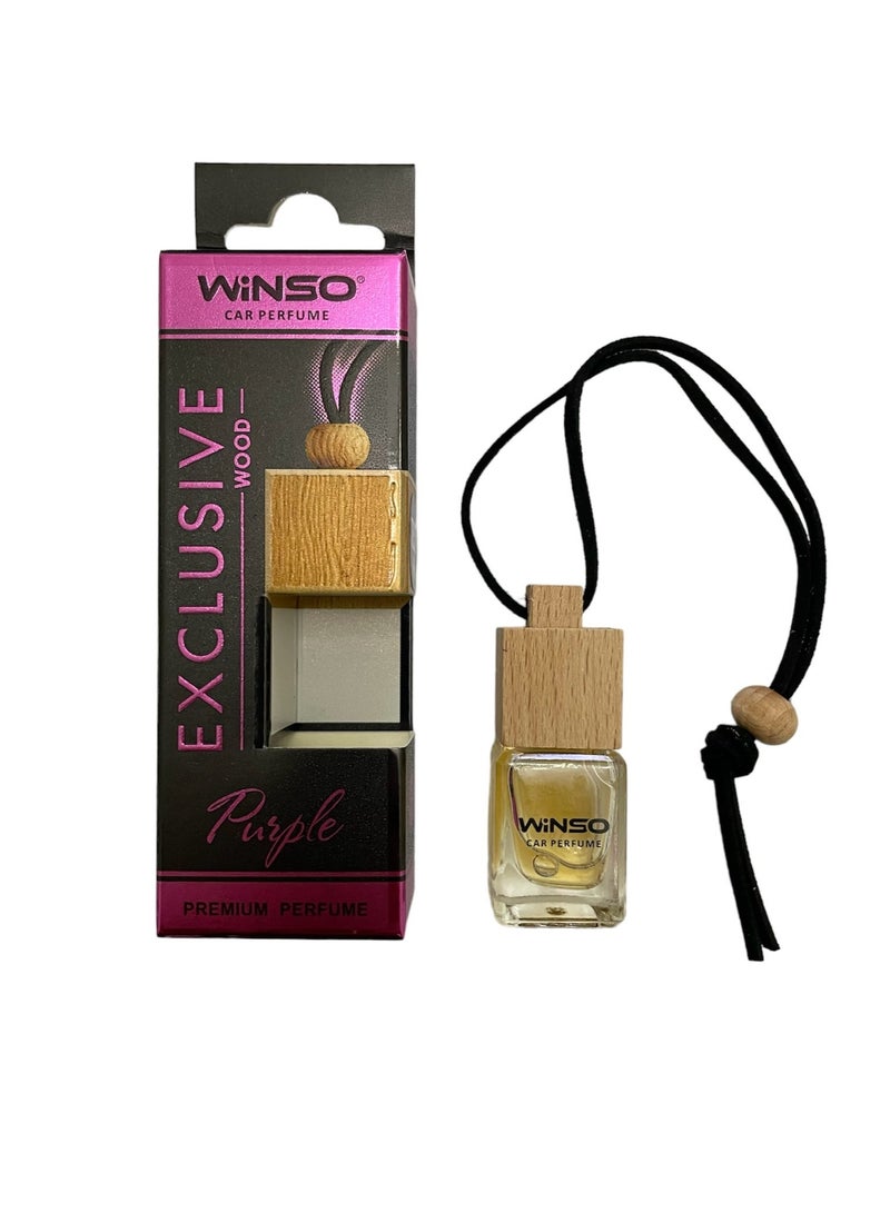 WINSO Luxury Car Air Freshener Exclusive Wood Purple a Fragrance With an exotic and enchanting Aroma. Fragrance is made in France C45 - Image 3