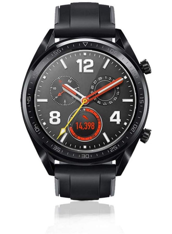 إي وورلد لاصقة حماية للشاشة من الزجاج المقوى لساعة هواوي GT شفاف - Image 5