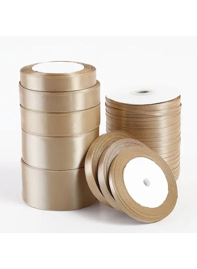 Tyrant Golden Jacquard Satin Ribbon Roll 1 57 Inch 5 Pcs For Gift Wrapping Bow Hair Accessories Cake Decoration - Image 2