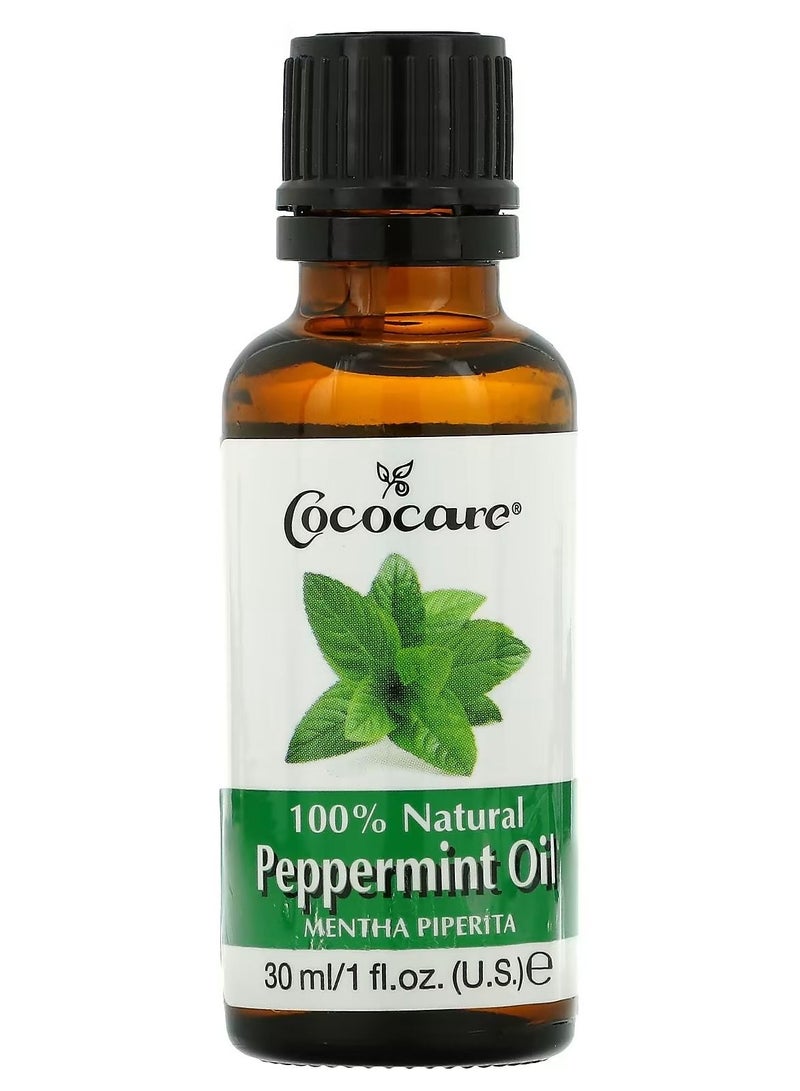 Cococare 100% Natural Peppermint Oil 1 fl oz 30 ml