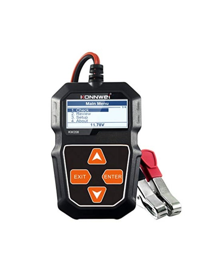 Generic Pepisky KW208 12V Car Battery Load Tester Professional Automotive Alternator - Waveform Voltage Test for CarBoatMotorcycle  - Image 1