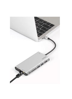 Generic Onten OT-9591B USB C Hub 8cm 1 Type C Adapter with 1Gbps Ethernet, 4K HDMI, VGA, PD Charging, 2 USB3.0,3.5mm Audio, SD Card Laptops  - Image 2