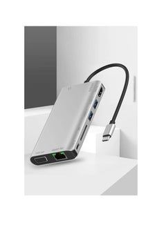Generic Onten OT-9591B USB C Hub 8cm 1 Type C Adapter with 1Gbps Ethernet, 4K HDMI, VGA, PD Charging, 2 USB3.0,3.5mm Audio, SD Card Laptops  - Image 5