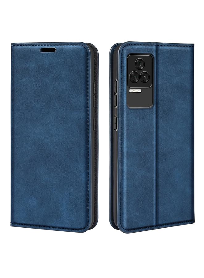 The Bros Case For Xiaomi Redmi K50 Pro Retro-skin Magnetic Suction Leather Phone Case
