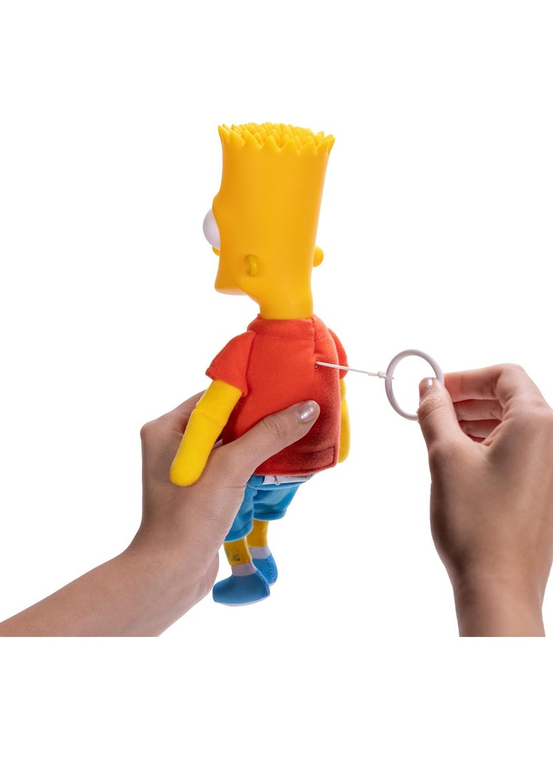 The Simpsons Shelf Talkers Bart 12" Talking Plush
