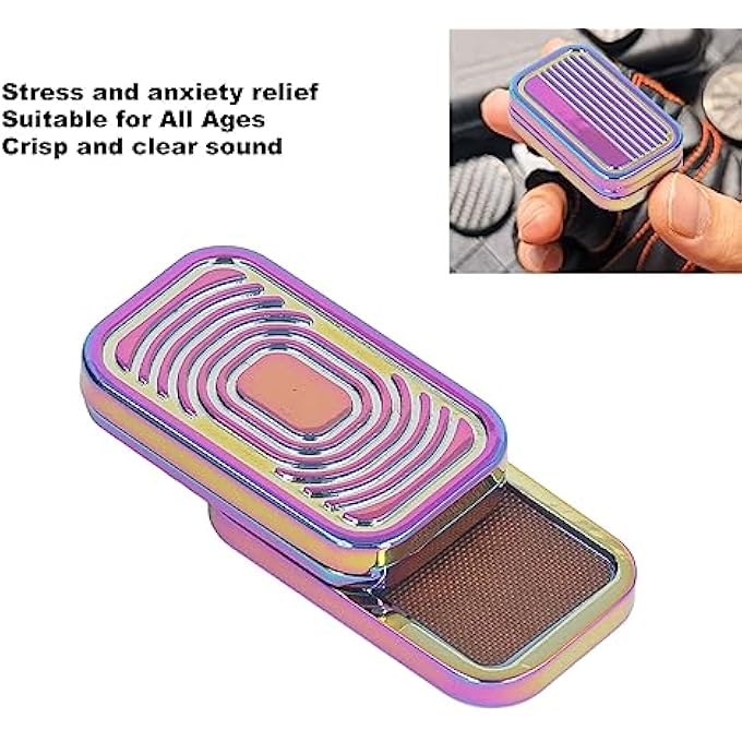 Keenso Magnetic Metal Fidget Toys,Fidget Slider Stress Relief Toy for Office ADHD (Multicolor) - Image 5