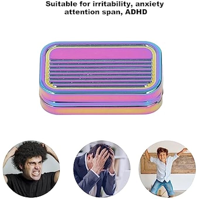 Keenso Magnetic Metal Fidget Toys,Fidget Slider Stress Relief Toy for Office ADHD (Multicolor) - Image 4