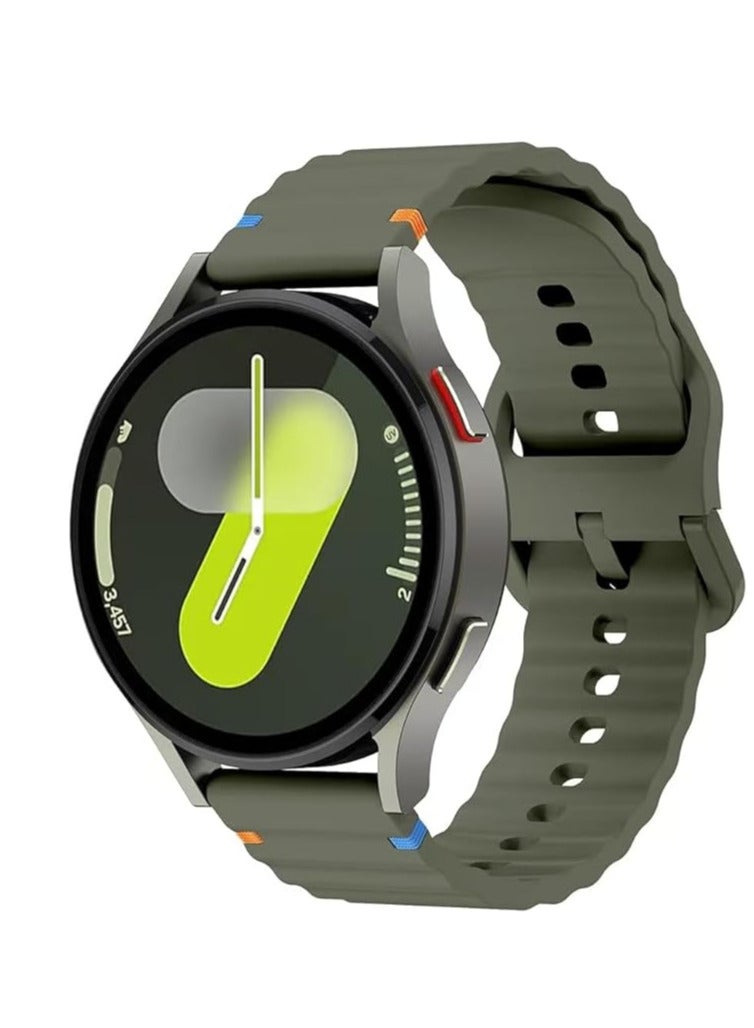 20 mm Silicone Watch Strap, Quick Release Watch Straps for Men and Women, Skin-friendly, Soft, Replacement Strap for 20 mm Compatible with Amazfit/Huawei/MI/Fossil/samsung - Image 1