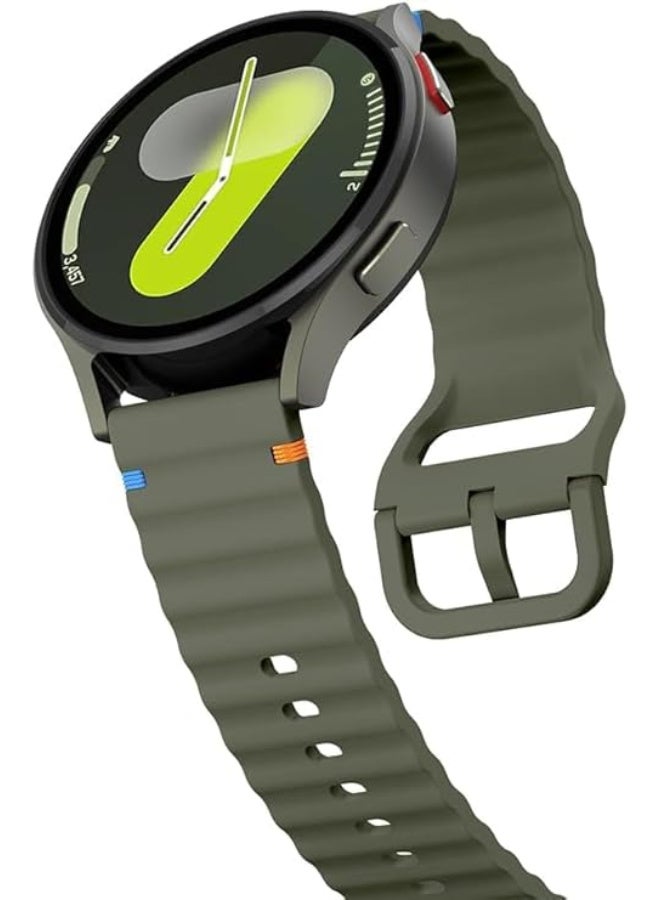 20 mm Silicone Watch Strap, Quick Release Watch Straps for Men and Women, Skin-friendly, Soft, Replacement Strap for 20 mm Compatible with Amazfit/Huawei/MI/Fossil/samsung - Image 3