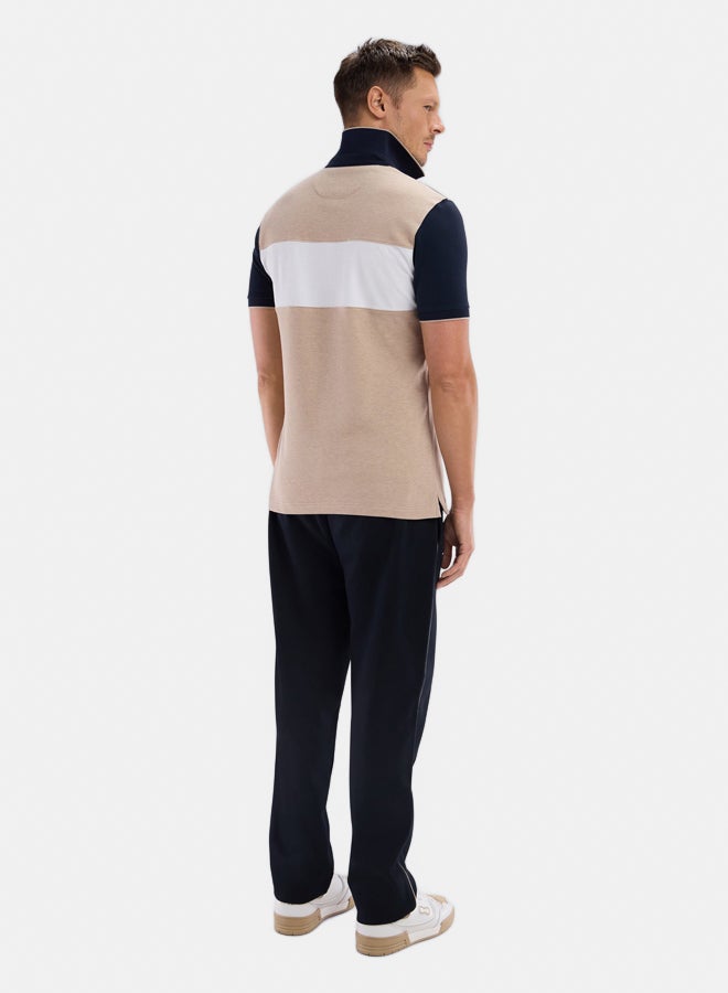 Eden Park Straight-cut cotton interlock jogging pants - Image 2