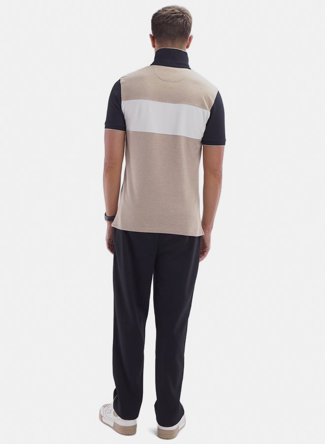Eden Park Straight-cut cotton interlock jogging pants - Image 3