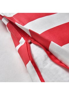 erorex Duvet cover and pillowcase, circus pattern red/white, 150x200/50x80 cm  - Image 5