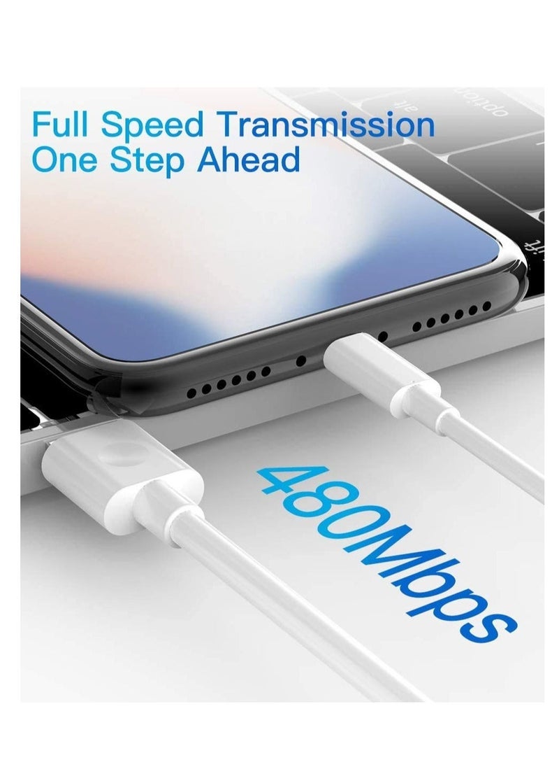 Raxoom iPhone Charger Cable - Apple MFi Certified 3Pack 1+2+3M iPhone Charging Cable for iPhone SE 2020 11 Xs Max XR X 8 Plus 7 Plus 6 Plus 5s SE iPad Pro and More - Image 5