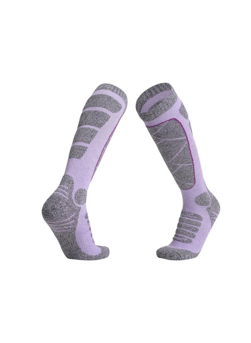 Loquat Anti Slip Sport Knee High Socks Athletic Socks 