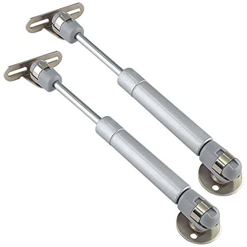 Augiimor 40N/9lbs Gas Struts, 6 Inch Length Lift Support Soft Close, Safety Lift Support, Gas Spring, Gas Shocks, Gas Struts Soft Open Lid Hinge for Cabinet Toy Box, Pack of 2 - Image 2