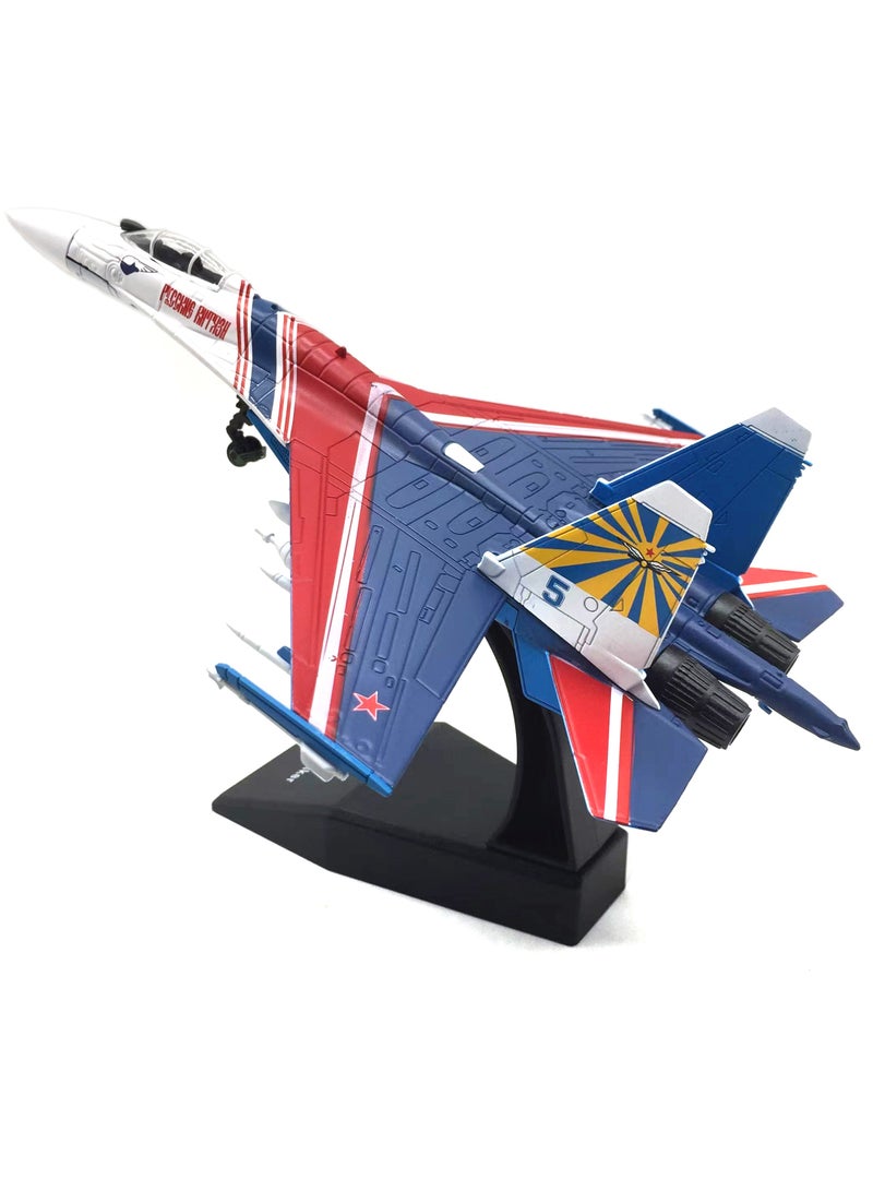 1/100 Scale Fighter Jet Model Airplane SU-35-Flanker-E Plane Model Attack Plane Military Airplane Models for Adults - Image 1