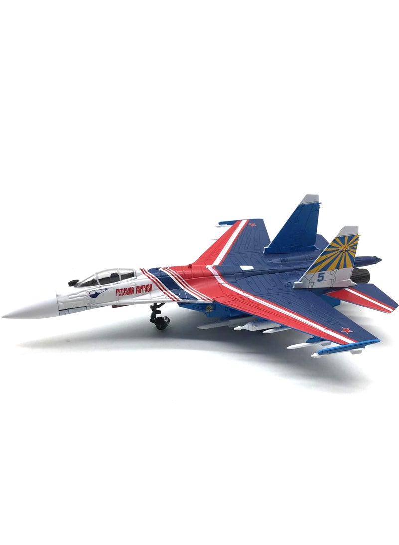 1/100 Scale Fighter Jet Model Airplane SU-35-Flanker-E Plane Model Attack Plane Military Airplane Models for Adults - Image 2