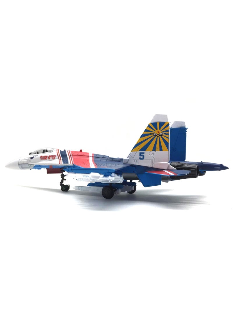 1/100 Scale Fighter Jet Model Airplane SU-35-Flanker-E Plane Model Attack Plane Military Airplane Models for Adults - Image 3