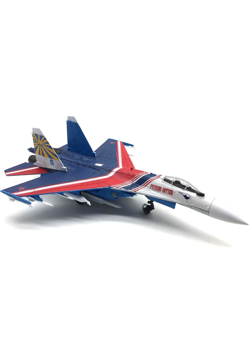 1/100 Scale Fighter Jet Model Airplane SU-35-Flanker-E Plane Model Attack Plane Military Airplane Models for Adults - Image 4