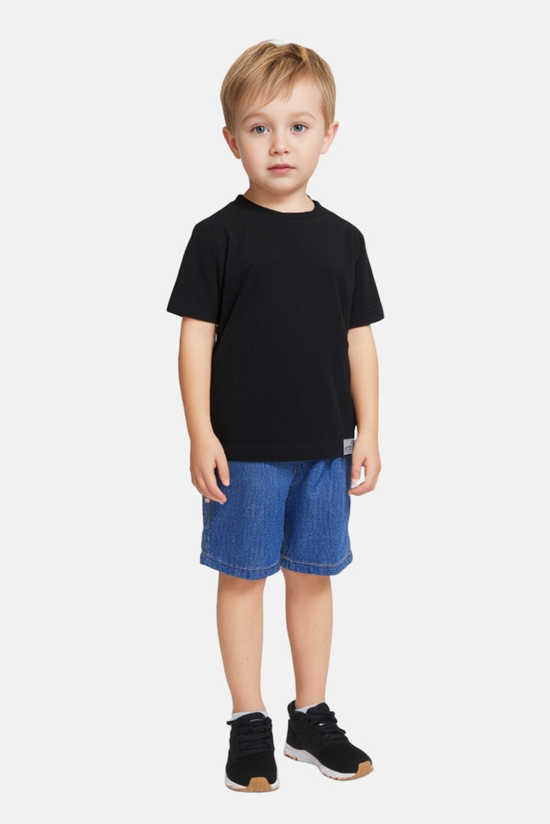 Fudo Kids Boy 3 Pieces Solid T-Shirts, Multicolor - Image 1