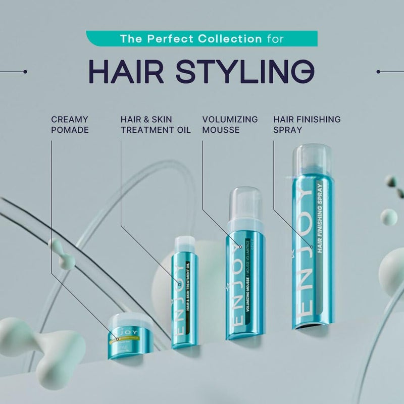 ENJOY Texture, 2 oz. - Firm, Flexible Hold, For All Hair Types, Hair Styling Cream, Hair Styling Gel, Curly Hair Products, Hair Waver, Hair Styling Products - Image 4